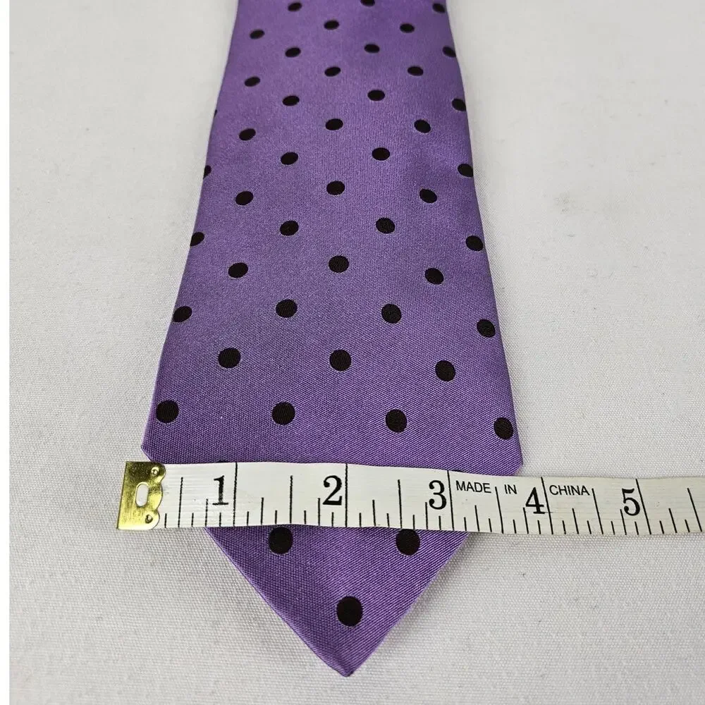 VINTAGE MICKY MILANO HAND MADE 100% SILK TIE 4